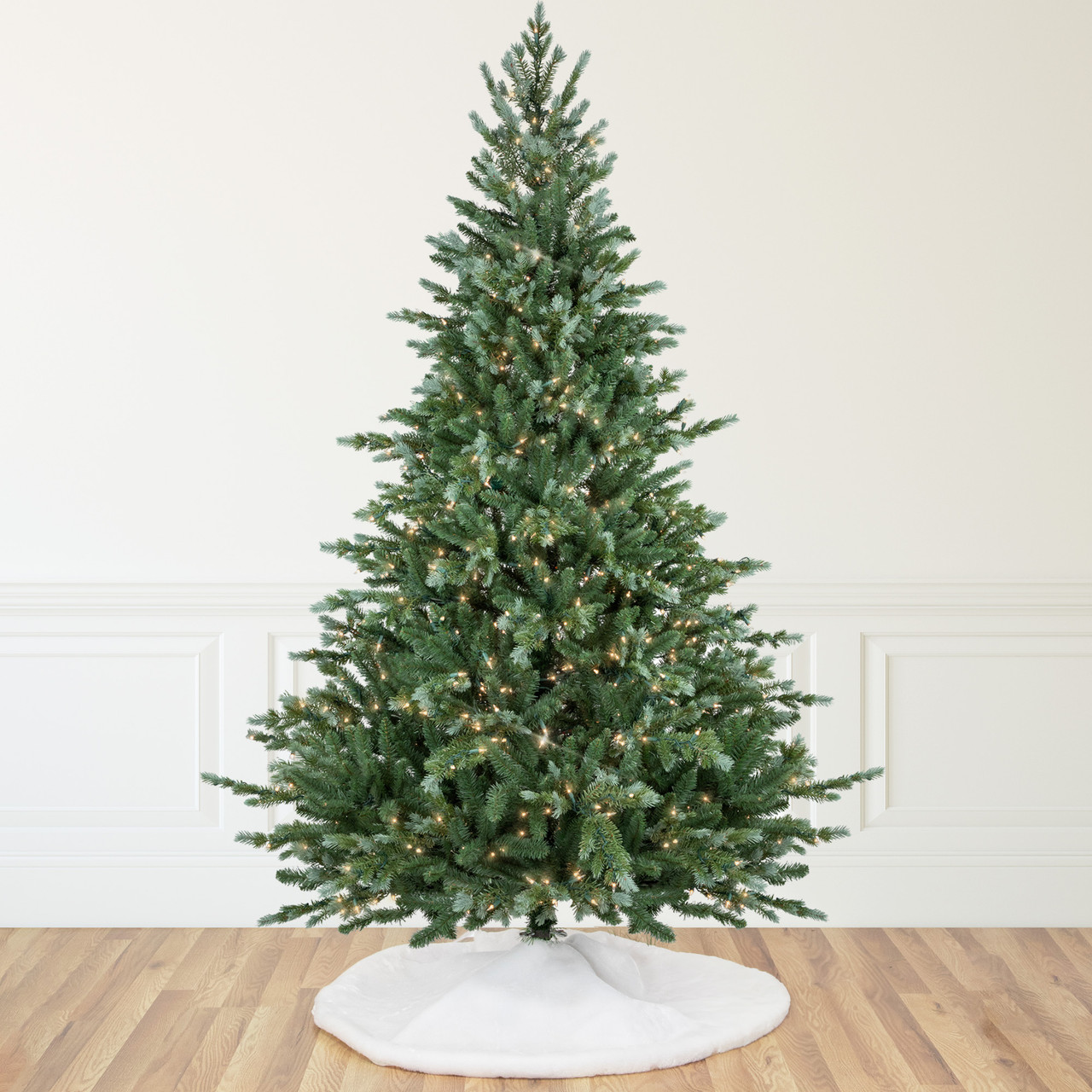 Real Touch™? Pre-Lit Medium Blue Spruce Artificial Christmas Tree